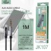 AUX audio kabel - 3,5 mm i USB-C